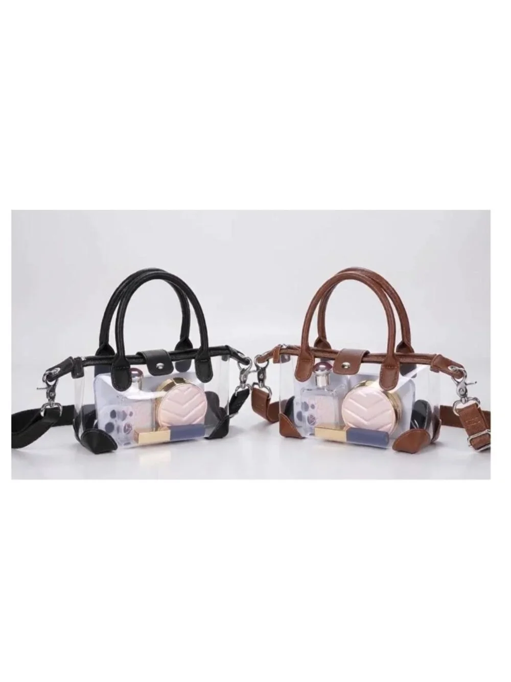 Clear Stadium Approved Crossbody Bag for Women Concerts Sports Events PVC